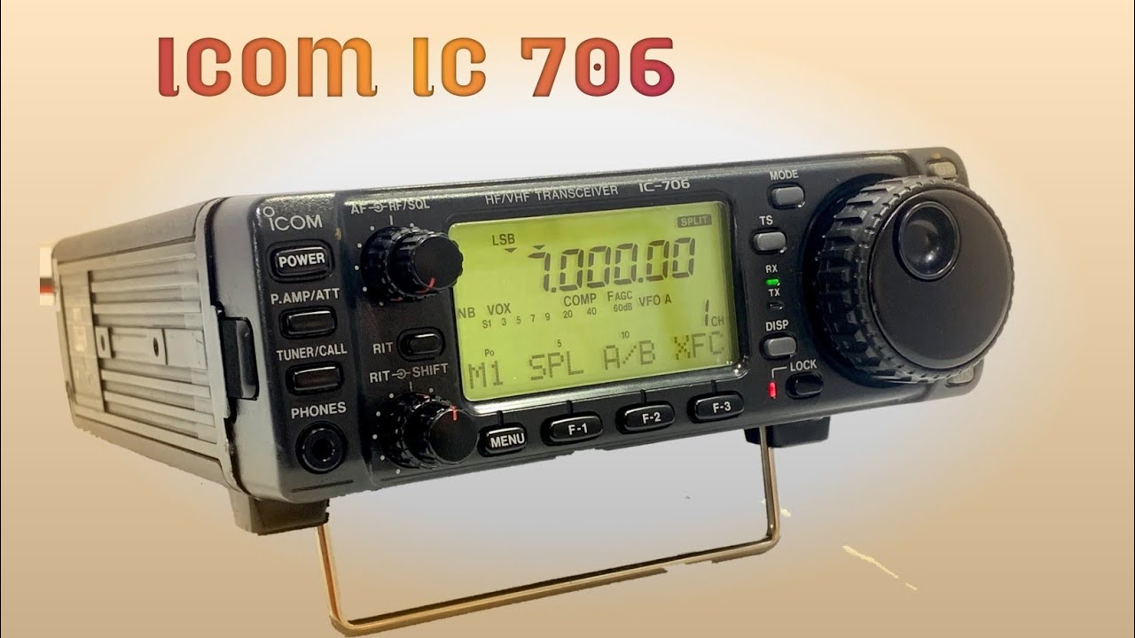 ⭐RADIO ICOM IC 706 HF/VHF⭐