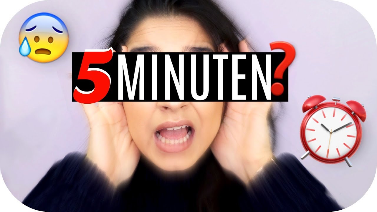 WER SCHAFFT ES? 5 Minuten für den ALLTAGS MAKE UP LOOK - für Uni, Schule, Arbeit | Sanny Kaur