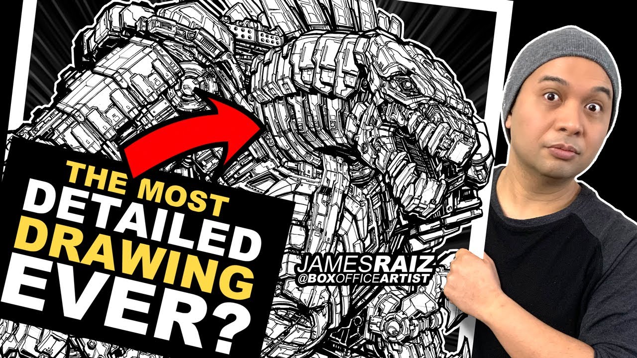 Drawing MECHAGODZILLA in 11 DIFFERENT ART STYLES | The MOST DETAILED DRAWING EVER???