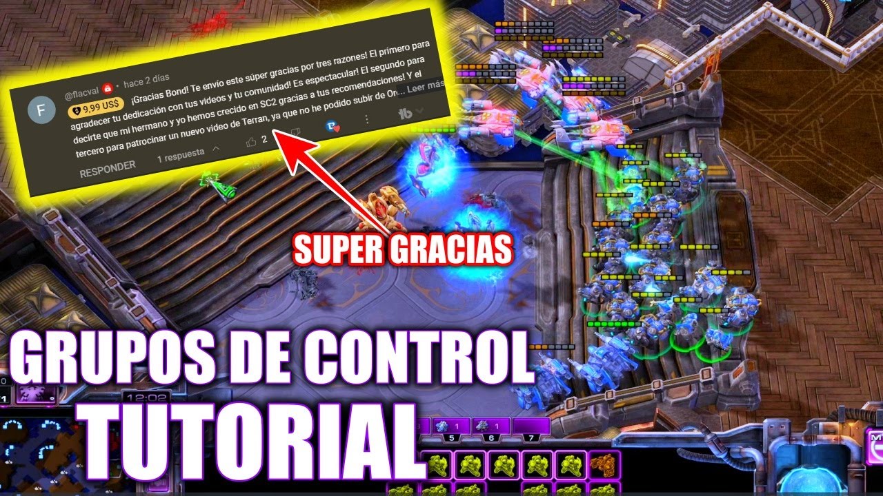 ✔✔ COMO JUGAR TERRAN - GRUPOS DE CONTROL - TUTORIAL STARCRAFT 2