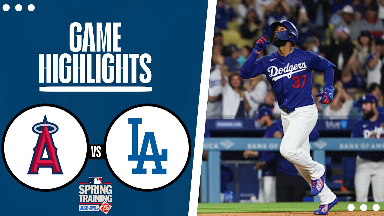 Spring Training Highlights - Los Angeles Angels vs Los Angeles Dodgers  (3/23/26)