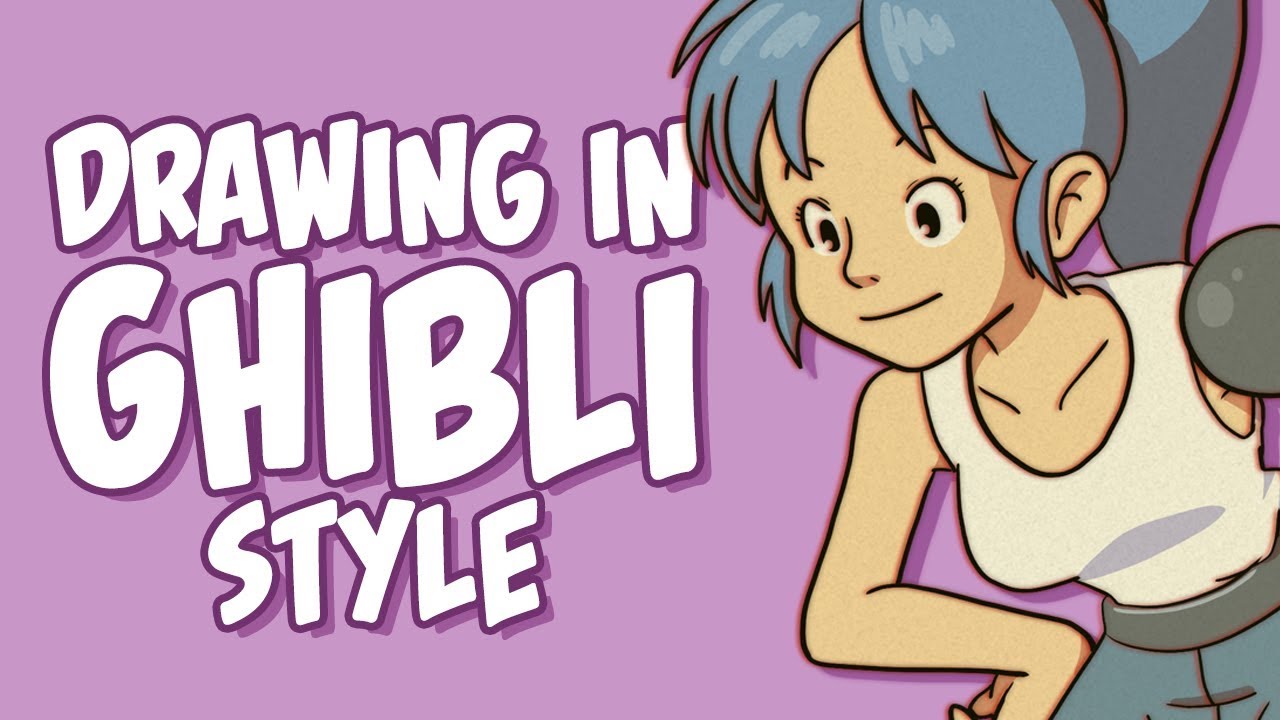 Рисунок в стиле студии Ghibli