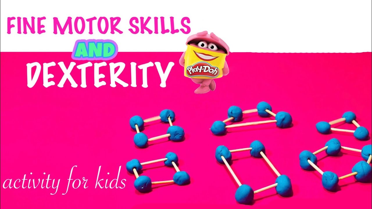 FINE MOTOR SKILLS GAME with Playdough l Build Dexterity l OT Teletherapy l Remote Learning for Kids