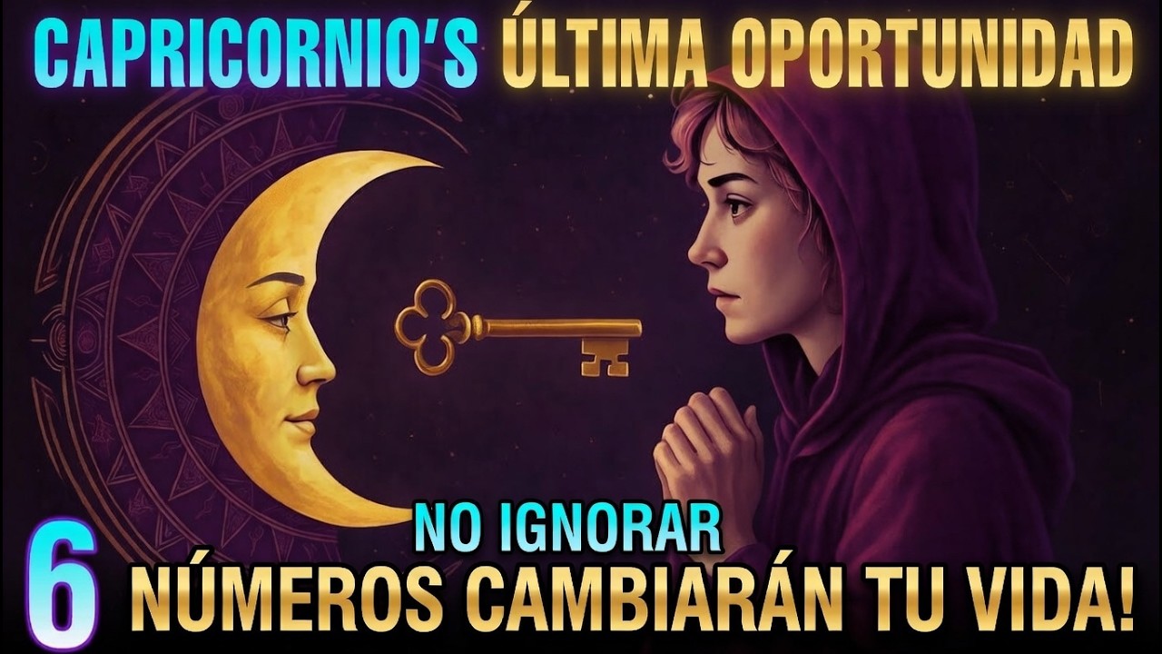 La última advertencia de Capricornio: Estos 6 números te revelarán tu destino en 2026 🕯️