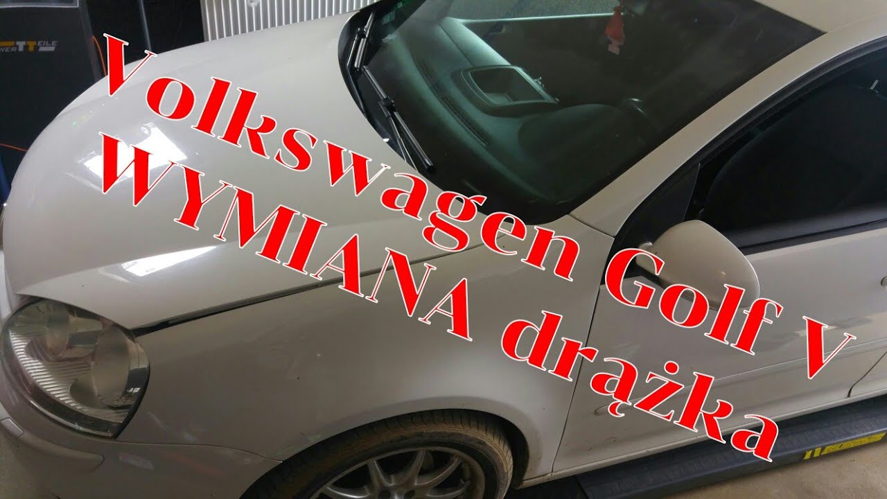 Volkswagen Golf Mk 5 wymiana drążka kierowniczego