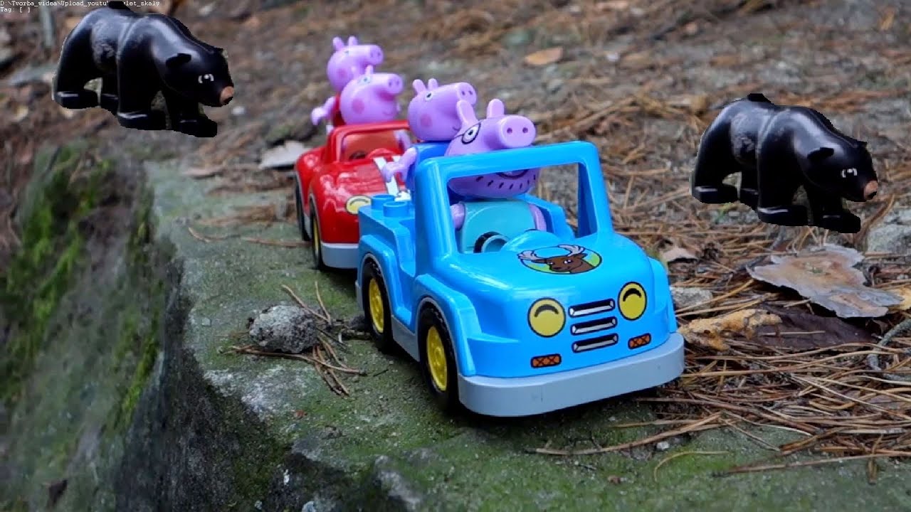 Prasátko Peppa, přepadení ve skalách, Peppa Pig