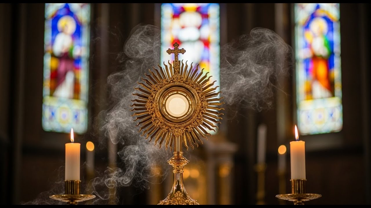 🕯️🎶 LIVE | EUCHARISTIC ADORATION WITH GREGORIAN CHANT – PRAYER, SILENCE & SACRED PEACE ✝️