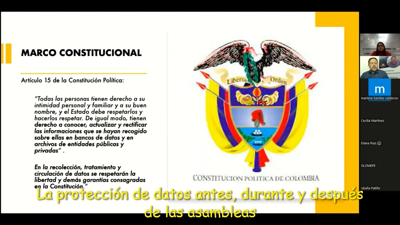 La protección de datos antes, durante y después de la asamblea