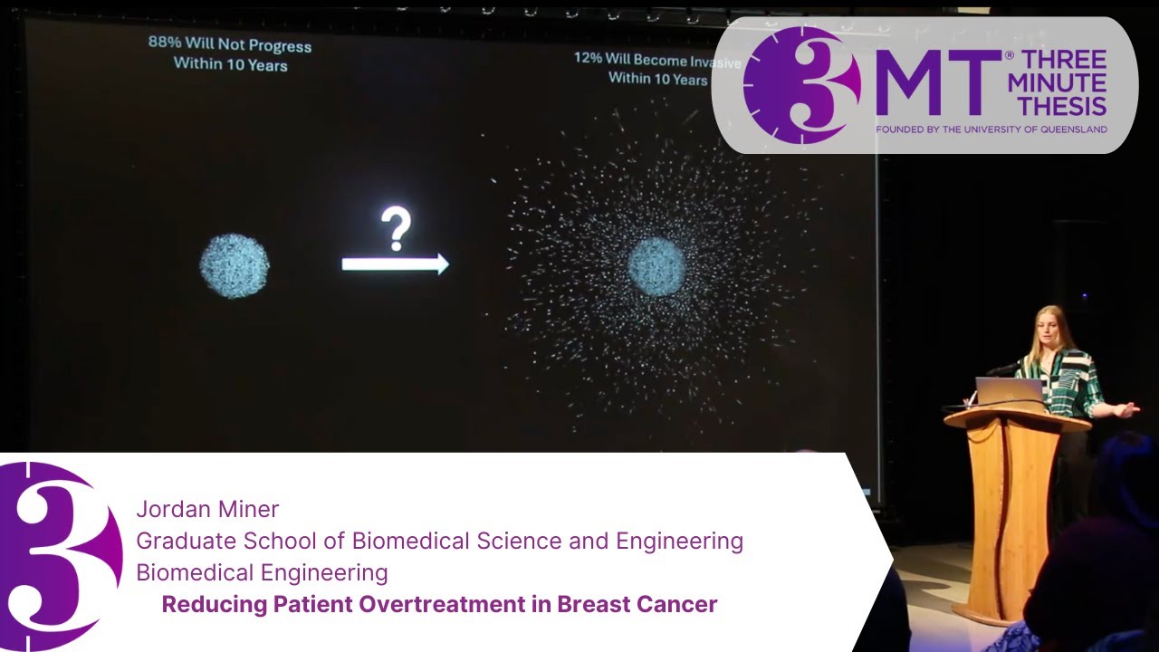 3 Minute Thesis (3MT) Competition 2024- Jordan Miner