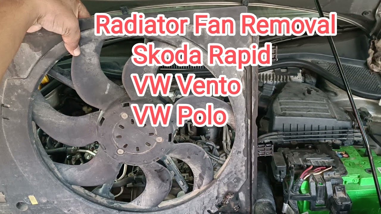 Part-1 Radiator Fan Removal // Skoda Rapid // VW Vento / Polo #viralvideo #service #skoda #vw