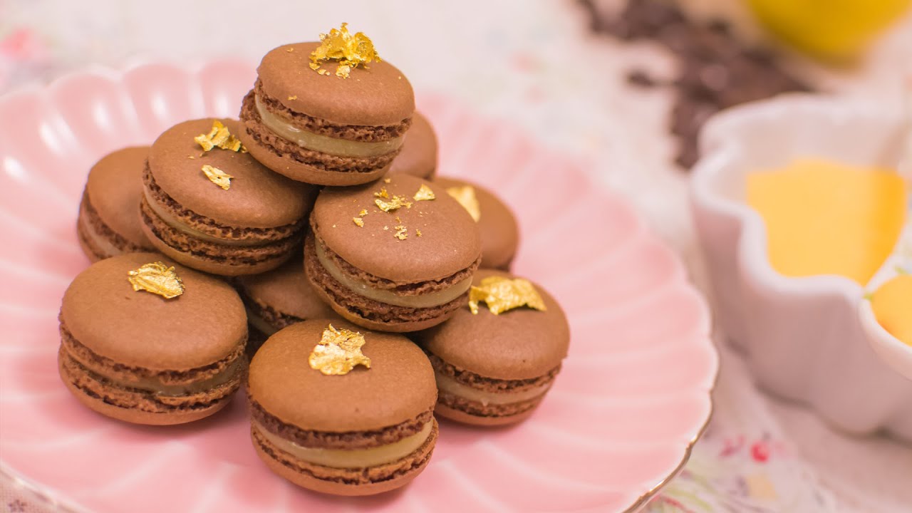 Macarons de chocolate y lemon curd - Receta - Mar&iacute;a Lunarillos | tienda & blog