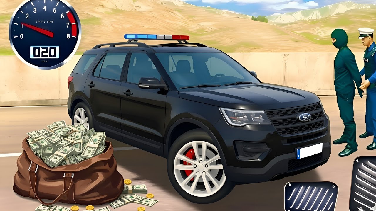 محاكي ألقياده سيارات شرطة العاب سيارات Police Simulator - #pskgaming  #العاب_سيارات #gaming