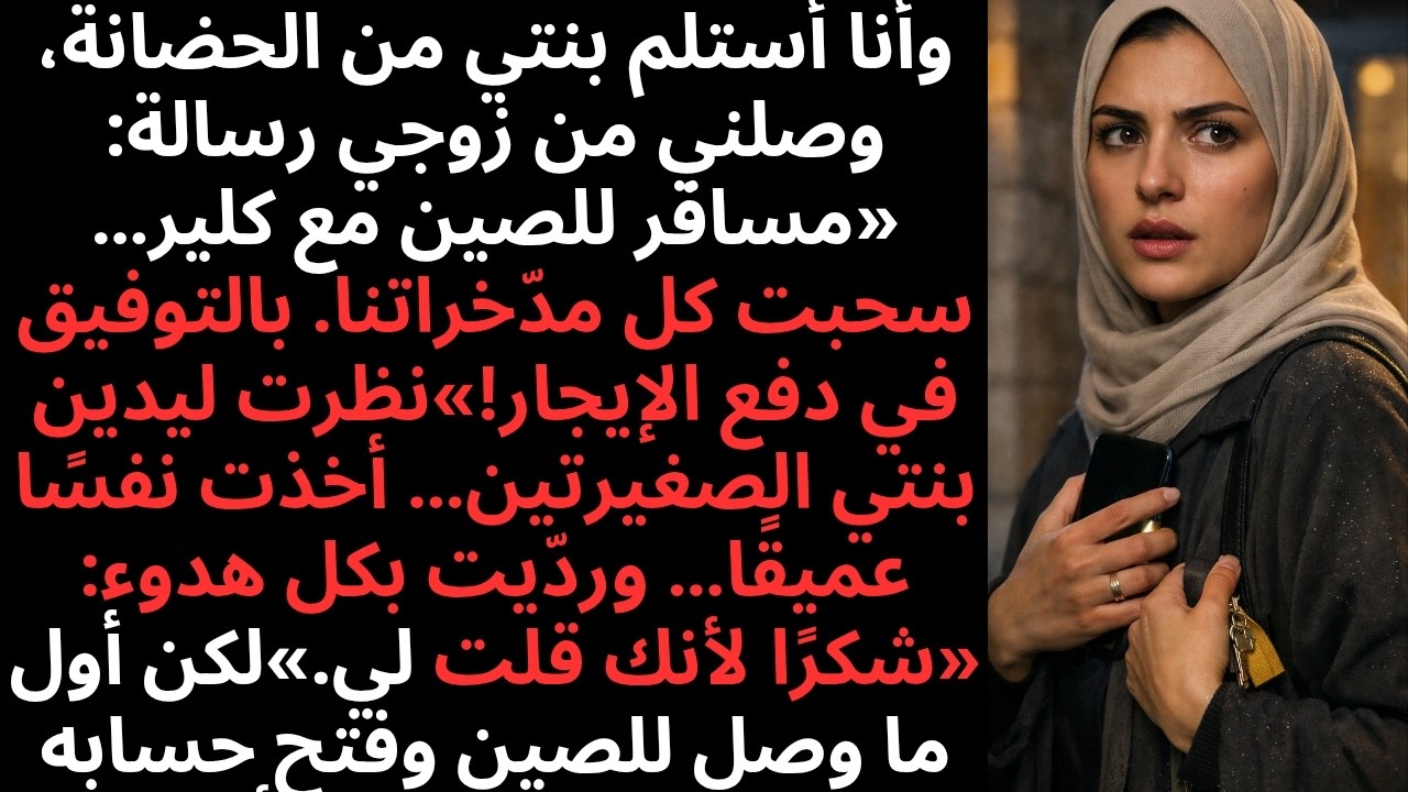 أخذ فلوسنا وهرب للصين مع كلير… ردي كان هادئًا، لكن اللي صار له أول ما وصل صدم الجميع!