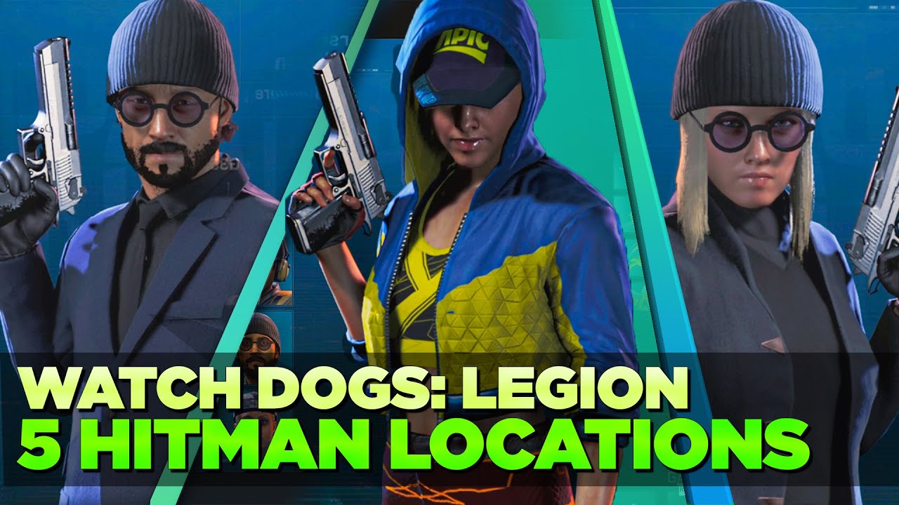 5 HITMAN LOCATIONS in Watch Dogs Legion YOU NEED to know about! [To Be John Wick]