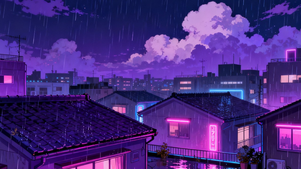 Deep Focus Tokyo Rain ☕ Chill Lofi | 作業用