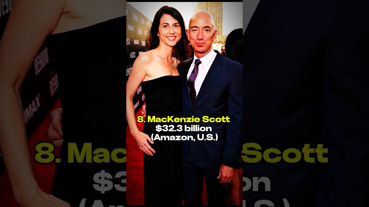 Top 10 Richest Women in the world 🌎 #shorts #top10 #money #world #trending