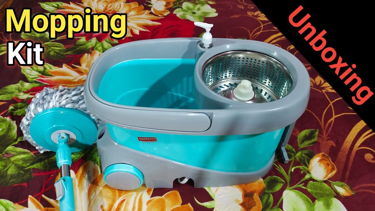 milton spotzero mop unboxing & installation in hindi