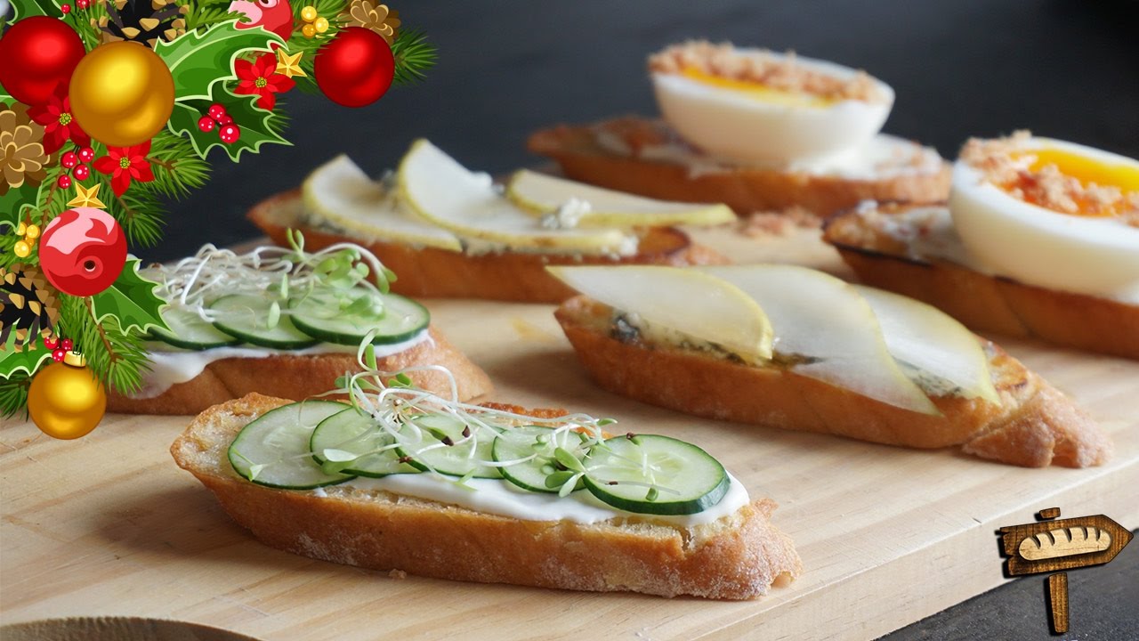 Varia&ccedil;&otilde;es de Crostini - Especial de Natal 2016