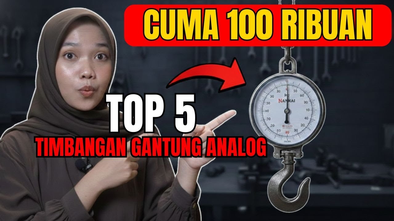 Timbangan Gantung 100kg Terbaik untuk Pedagang & Pemancing!