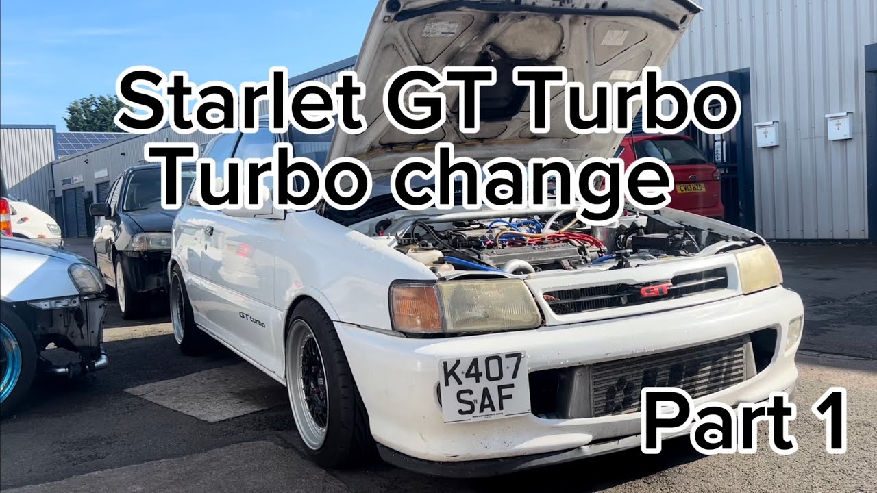 Putting on a TD04 Turbo kit on this Starlet GT Turbo