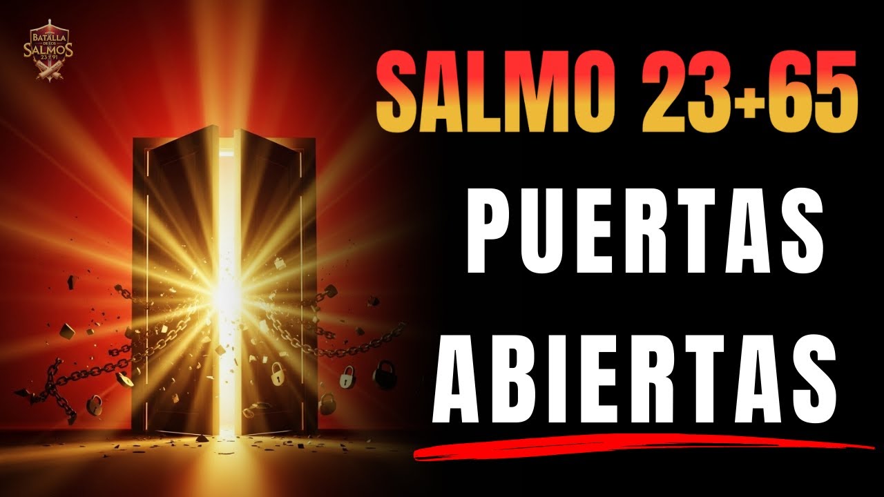 💎 SALMO 23 + 65 — Dios Abre Puertas Financieras y Multiplica Tu Cosecha HOY