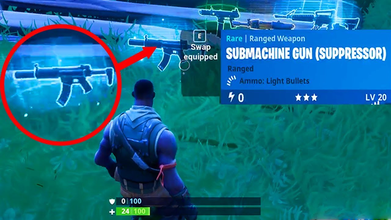 FORTNITE'S NEW WEAPON - SUPPRESSED SMG VS NORMAL SMG!