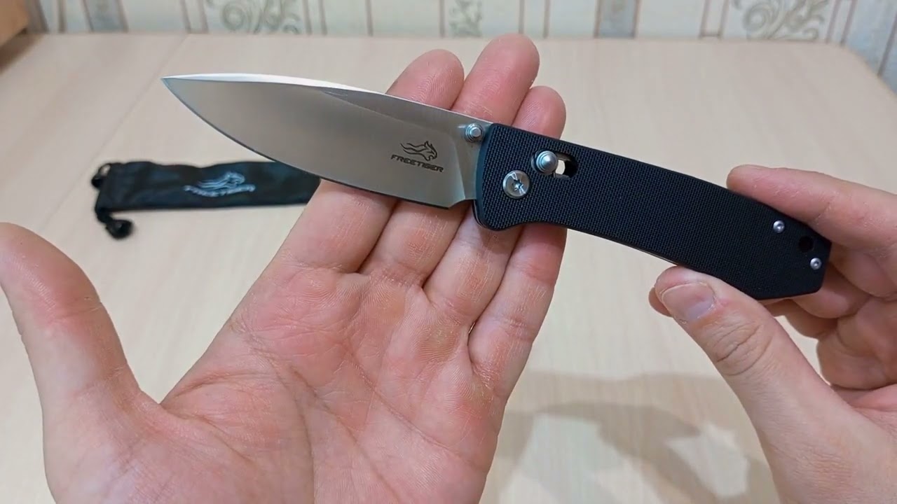 Нож FREETIGER  2103 классная механика за мало денег обзор #NIK_72