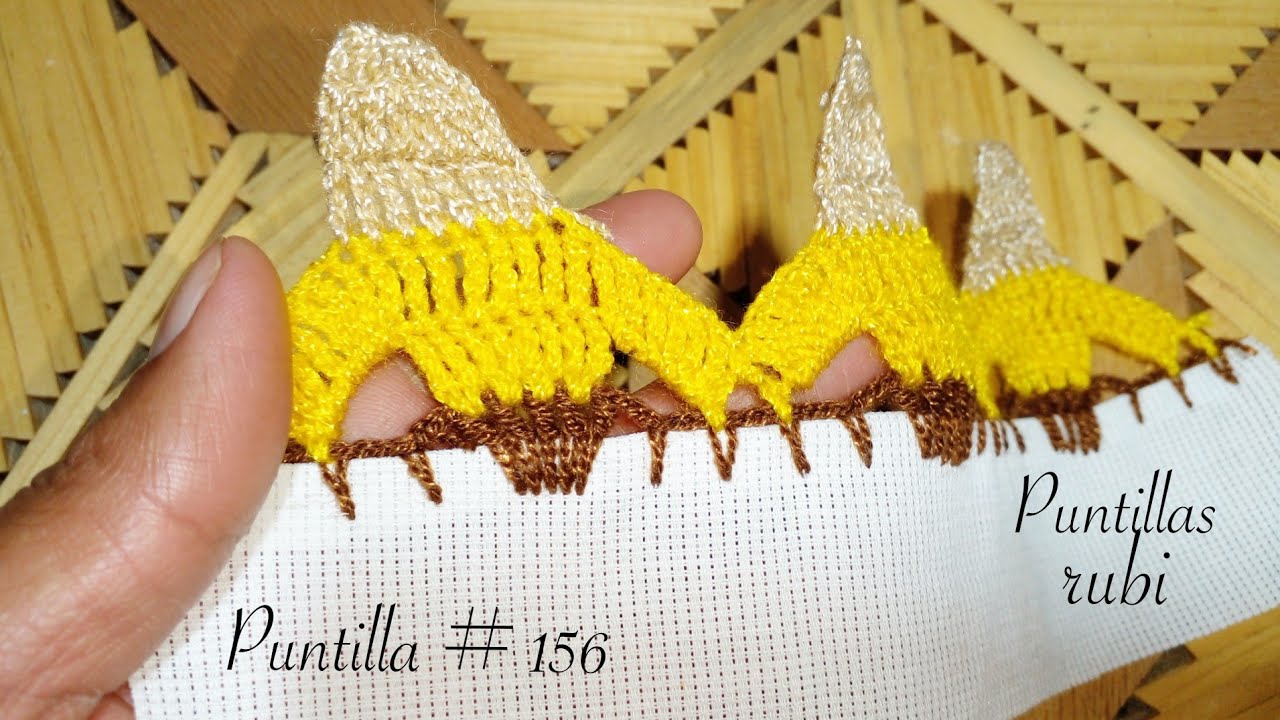 Puntillas rubi #156 platanitos o banana 🍌🍌🍌