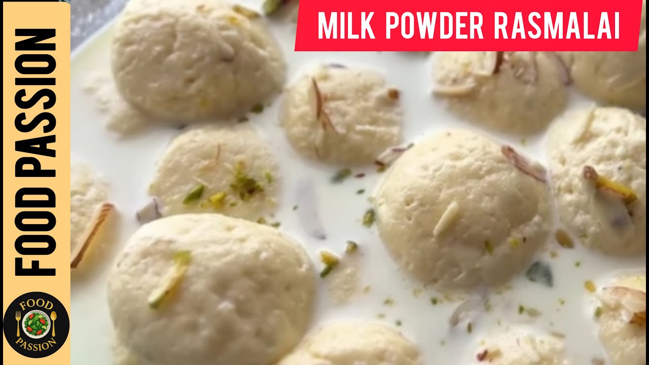 Milk Powder Rasmalai Recipe.  Quick & Easy  Sweet Dish.