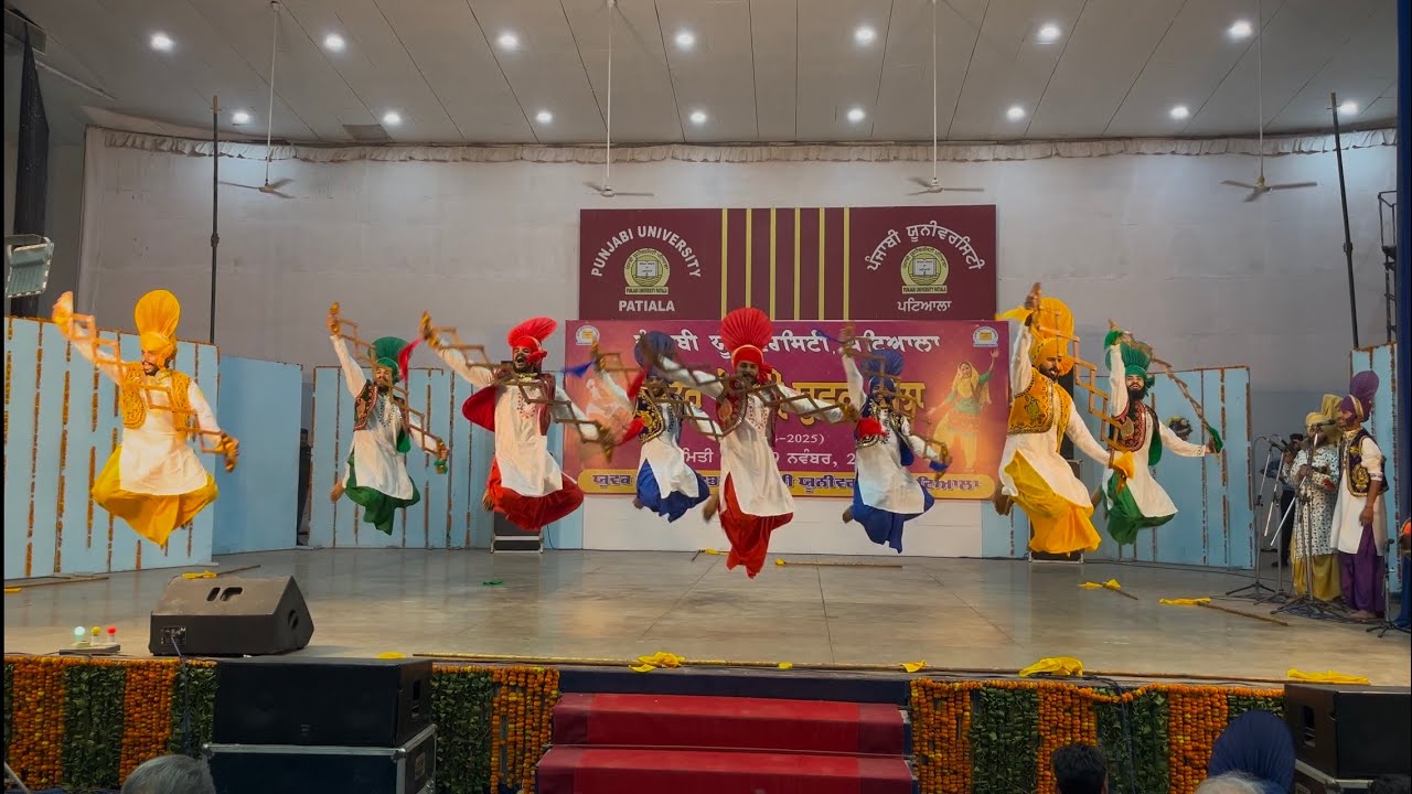 Govt ripudaman college nabha Bhangra interzone bhangra 💜