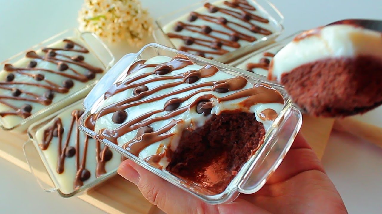 تحلية 🍮ذوق شوكولاطة🍫 بمكونات بسيطة لذيذة جدا جدا 😍 سهلة وسريعة⁦✔️⁩