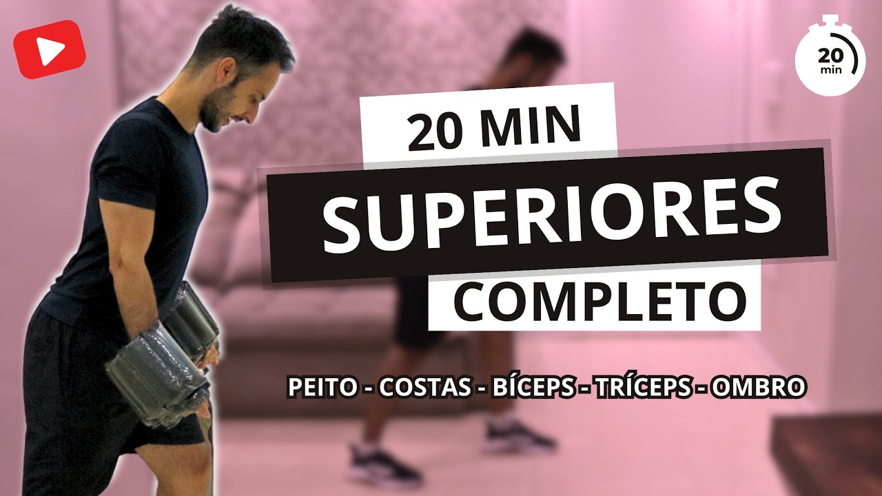 Construa Força e Definição nos Membros Superiores com Este Treino em Casa - TREINO SUPERIOR COMPLETO