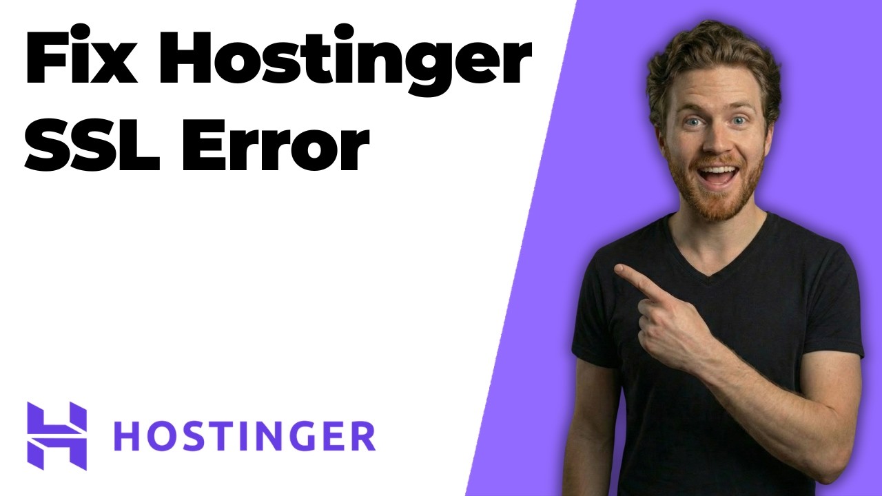 Fix Hostinger SSL Error (2026 Easy Guide)