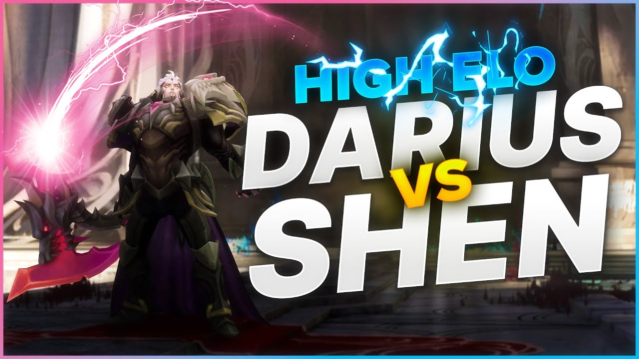 DARIUS VS TOUGH 600LP SHEN! - 40MINUTE BANGER - 8/6/7 - Just1KB League of Legends Full Gameplay