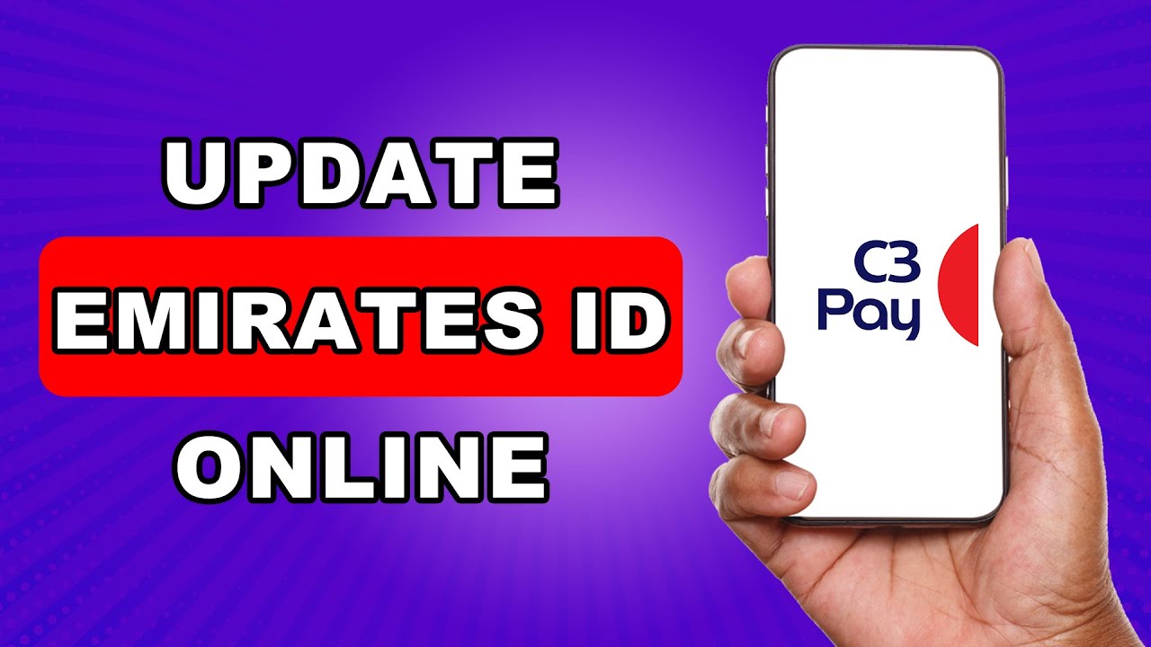 How To Update Emirates ID in C3 Card Online | How to upload your Emirates ID on C3Pay app