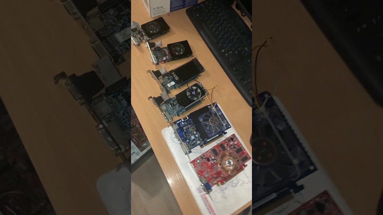 Коллекция видеозатычек #видеокарты #nvidia #amd #ati