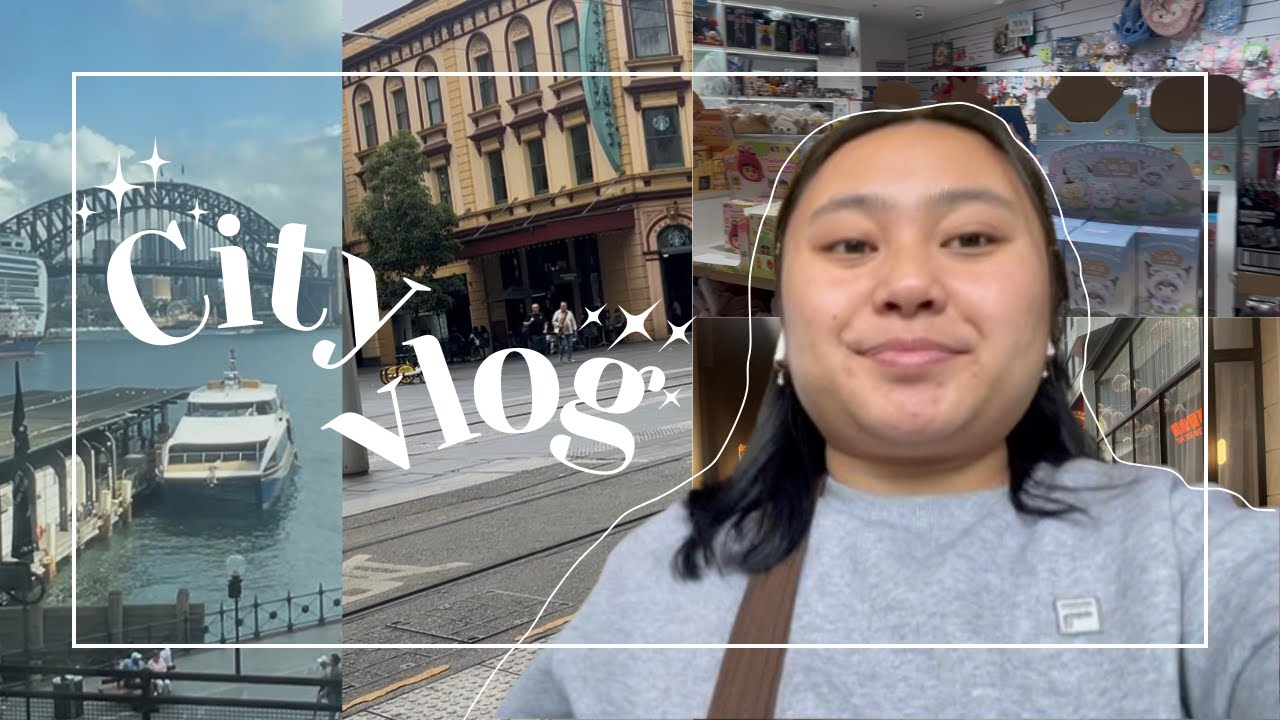 City vlog ˚⟡˖ ࣪࣪: (kawaii stores, Kinokuniya, Daiso, mukbang, Haymarket, haul)