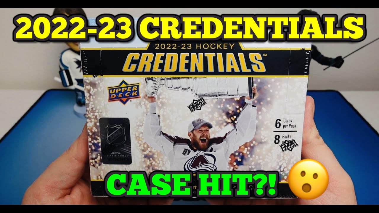 Lepší jak minulý ročník?! 🤔 2022-23 UPPER DECK CREDENTIALS HOCKEY Hobby Box Break! Unboxing!
