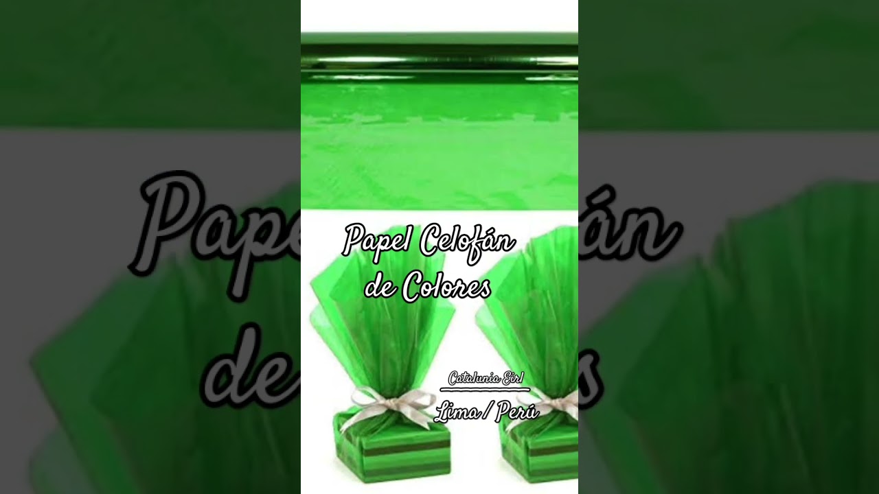 PAPEL CELOF&Aacute;N  DE COLOR