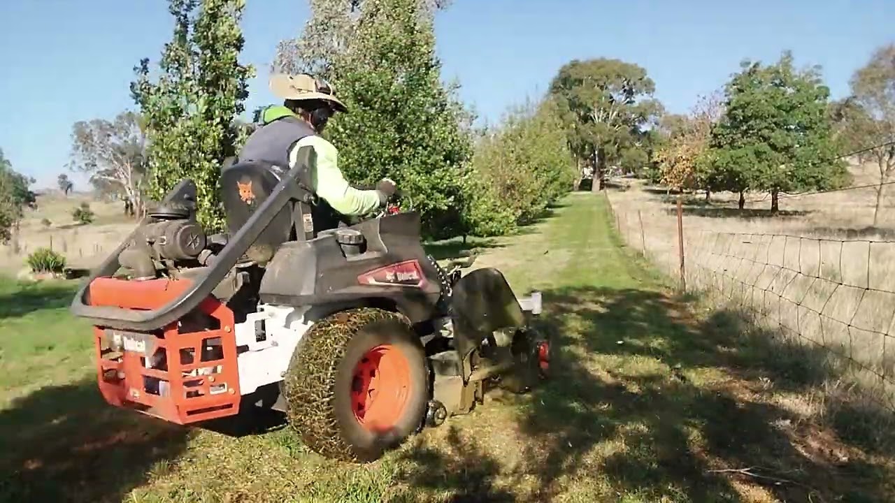 Bobcat ZT6000 52inch - Autumn Mowing Small Farm #lawncare #bobcat