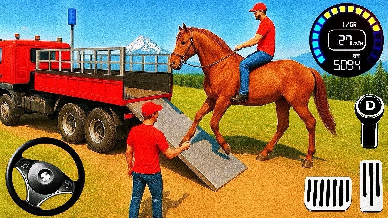 Animal Transport Truck Driving Game  | Heavy Truck Simulator