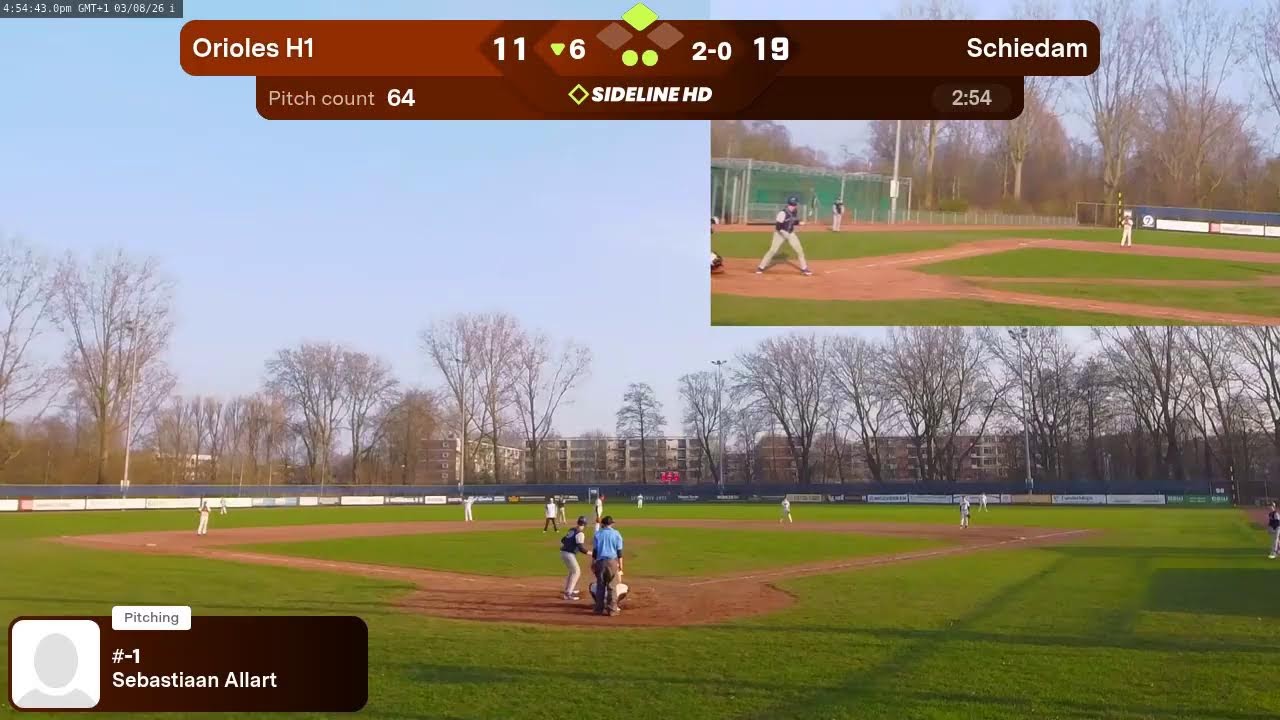 Orioles Bergschenhoek H1 vs Schiedam (2026.03.08)