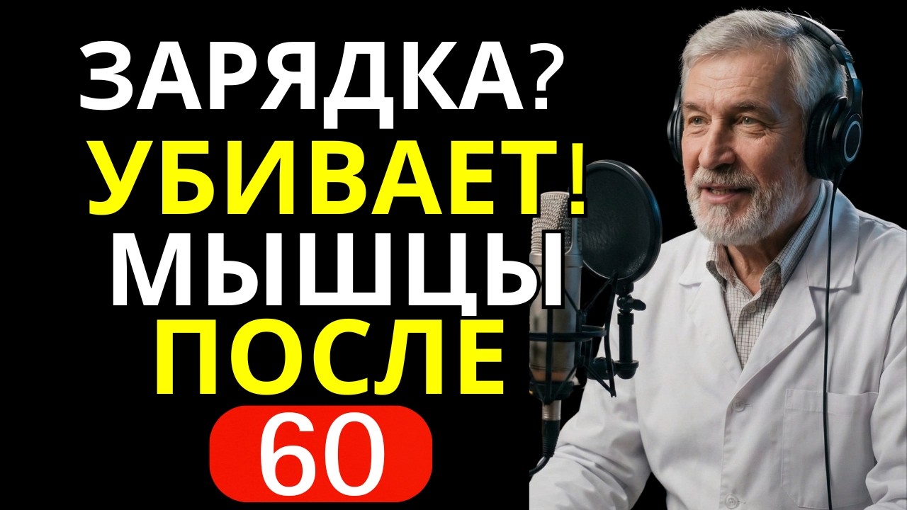Саркопения после 60: почему зарядка разрушает мышцы | правда врача | Здоровье с Доктором