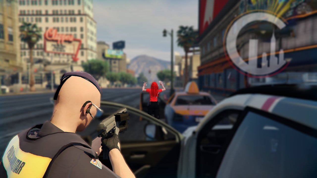 A Rotina Intensa de um Policial - GTA RP