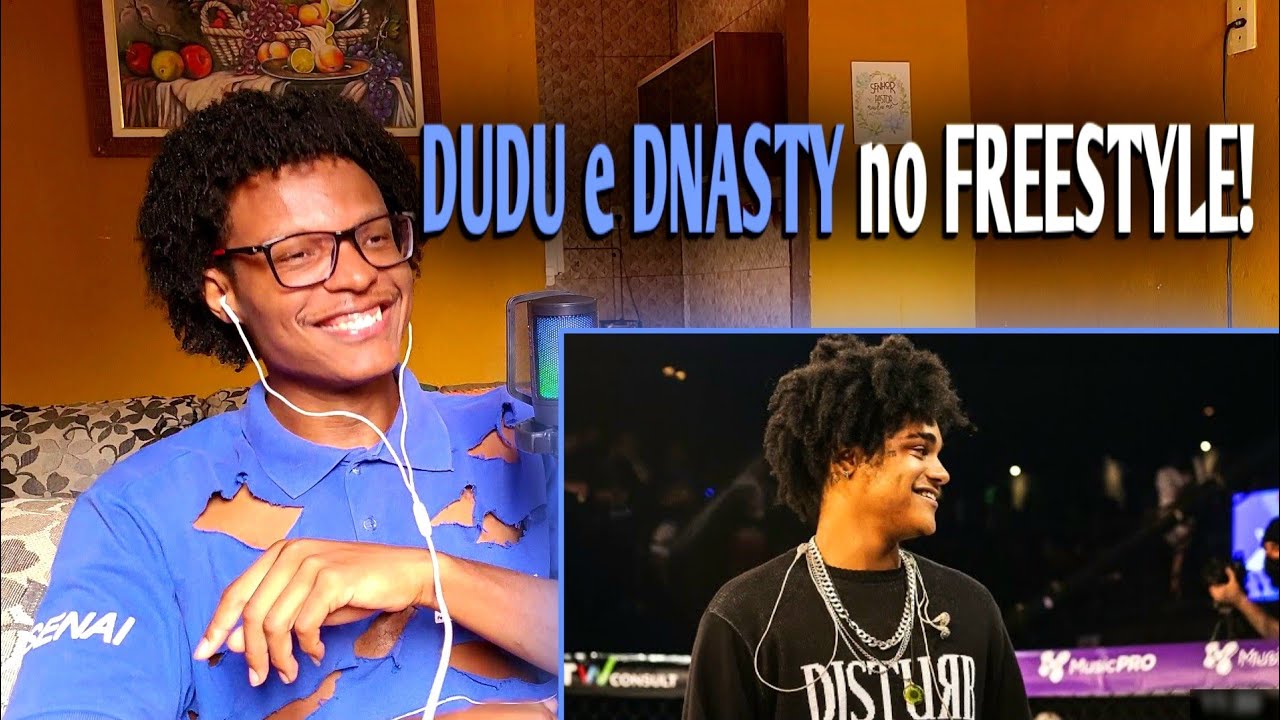 (Dudu e Dnasty! 🔥) DUDU MC x DNASTY FIZERAM UM FREESTYLE ABSURDO EM LIVE! | React