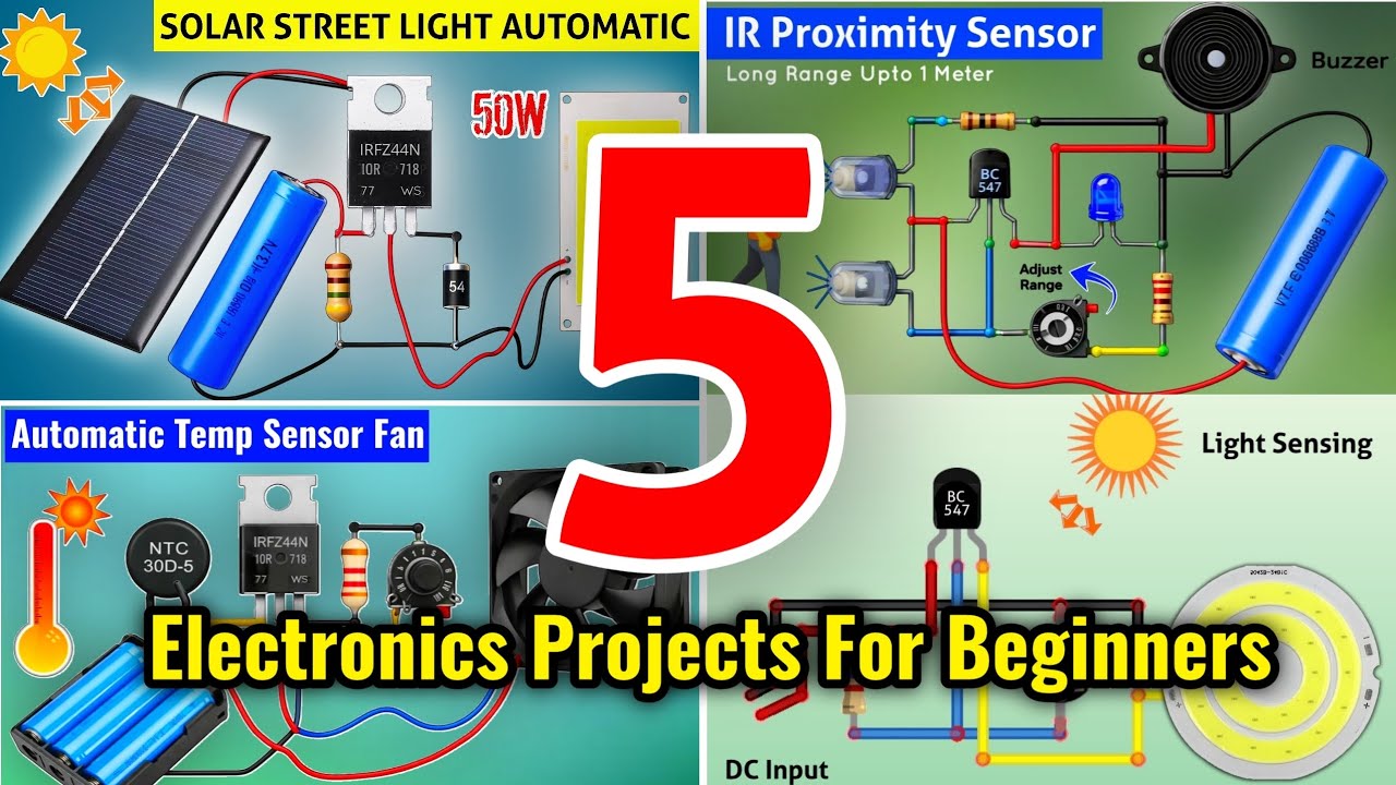 Top 5 Electronics Projects with Scrap Components, Anyone can make at home