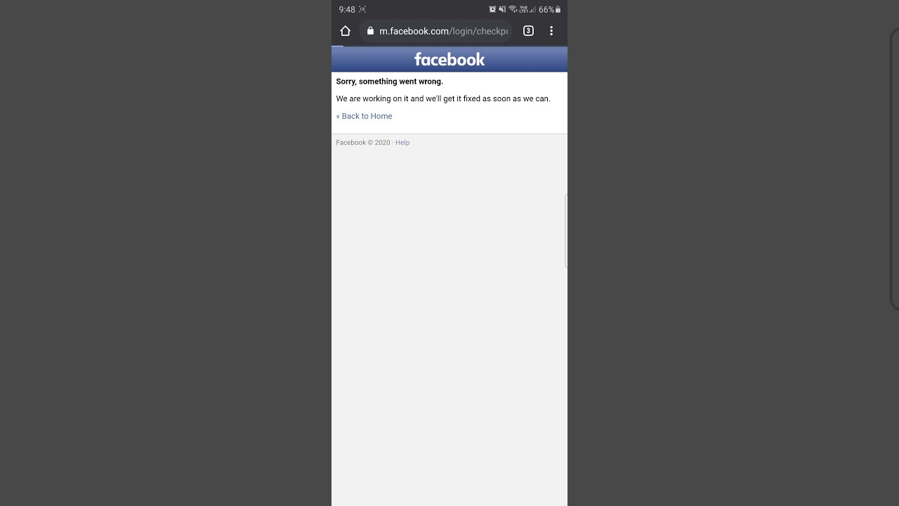 FB checkpoint loop