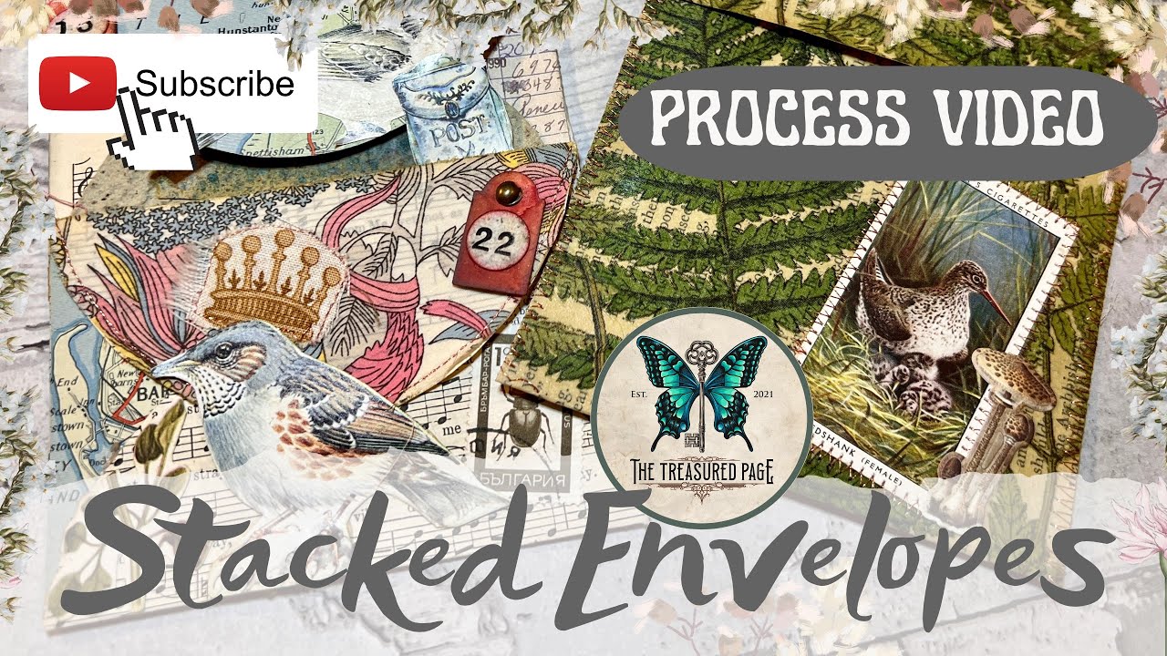 DIY Junk Journal Envelopes into Bellybands + Happymail Surprise!