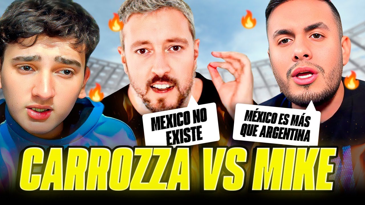 VUELVE PABLO CARROZZA VS MIKE Y MEXICANOS | ¿EL FUTBOL MEXICANO SUPERO AL ARGENTINO? REACCION EPICA