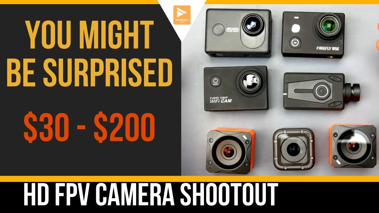 Budget FPV HD Action Camera Shootout // Firefly, Runcam 3s, Mobius Maxi and More